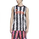 Adidas House Of Tiro Aop Mouwloos T-shirt Veelkleurig M Man