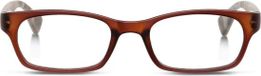 LoopLabb Vertigo leesbril +3.50 - bruin