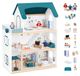 Maison de poupée avec ascenseur, en bois, échelle 1:12, comprenant 21 meubles, 4 figurines, à partir de 3 ans