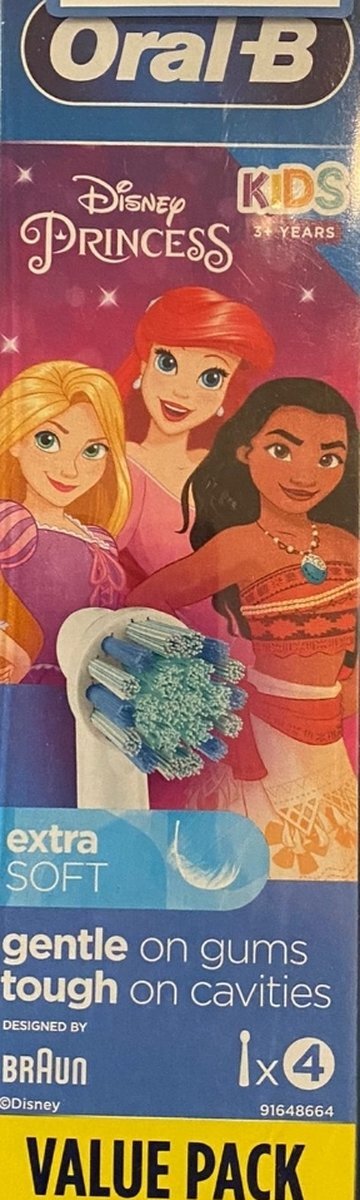 Oral-B Oral-B Disney Princess - Kids Opzetborstels - 4 stuks