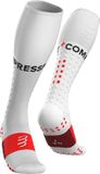 COMPRESSPORT Full Socks Run Compressiesokken Wit Schoenmaat 45-48