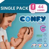 Confy Premium Luiers Maat 1 (2kg-5kg) - 44 Luiers