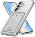 Selected by GSMpunt.nl Samsung Transparant Hoesje met Pasjeshouder Geschikt voor Samsung Galaxy S25 FE | Back Cover Dun TPU | Schokbestendig | Ultra Dun | Kaarthouder Achterkant | Shockproof | Doorzichtig