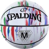 Spalding Marble Basketbal Maat 7 - Wit - Rubber