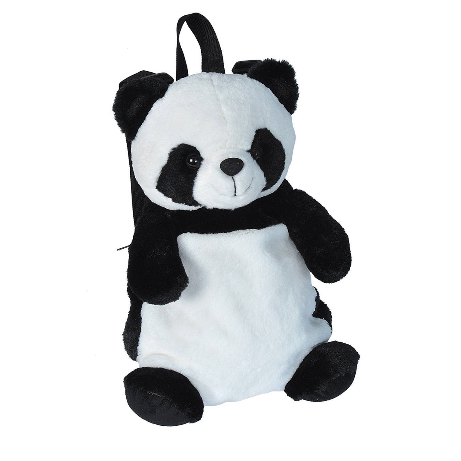 Wild Republic rugzak panda junior 2,7 liter pluche zwart/wit