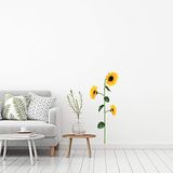 Ambiance-Live Muursticker bloemen zonnebloemen