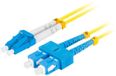 Lanberg Câble de raccordement pour réseaux FTTH SC UPC LC UPC Duplex 3 m LSZH G657A1