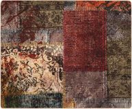 vidaXL Runner MARSA Multicolore 80 x 100 cm Polyester et PVC