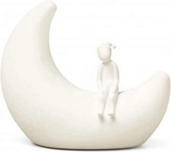 Cam Cam Copenhagen Nachtlampje Moon - Off-white - LED - Wit