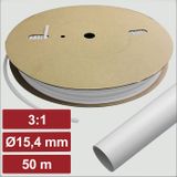 Electronic Garage EG25CA086 Krimpkous met lijm Wit 15.4 mm 5.1 mm Krimpverhouding:3:1 50 m