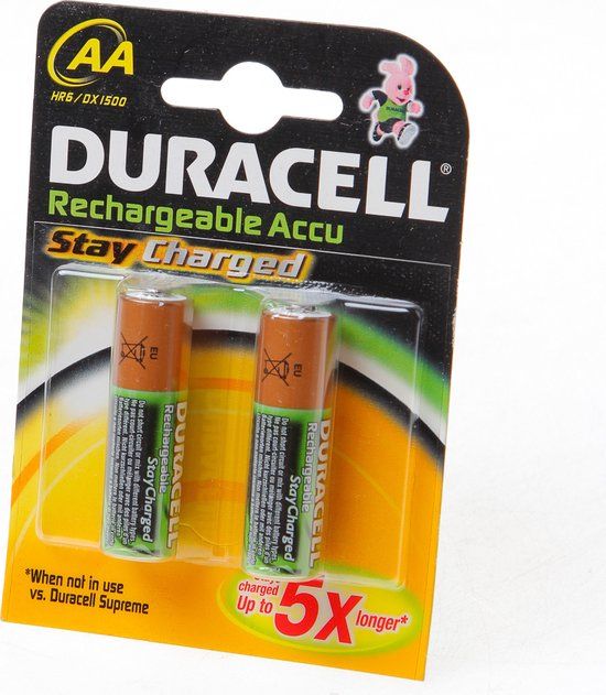 Duracell AA Oplaadbare Batterijen - 2400 mAh - 4 stuks