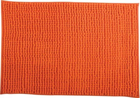 MSV Badmat - 40x60 cm - Microvezel - Anti-slip - Oranje