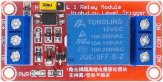 Deurintercom relais 12volt - Indoor - 2 cm x 5 cm x 2.50 cm