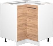 Vicco Fame-Line Hoekkast – 80.5 cm, WB Antraciet Krachtige eik goud