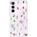 Montee de fleurs Bedrukt siliconen hoesje compatibel met Samsung Galaxy A55 5G