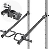 Power rack hefboomarmen - Verstelbaar 33,5 tot 100,6 cm - Stoorzendarm - Zwart