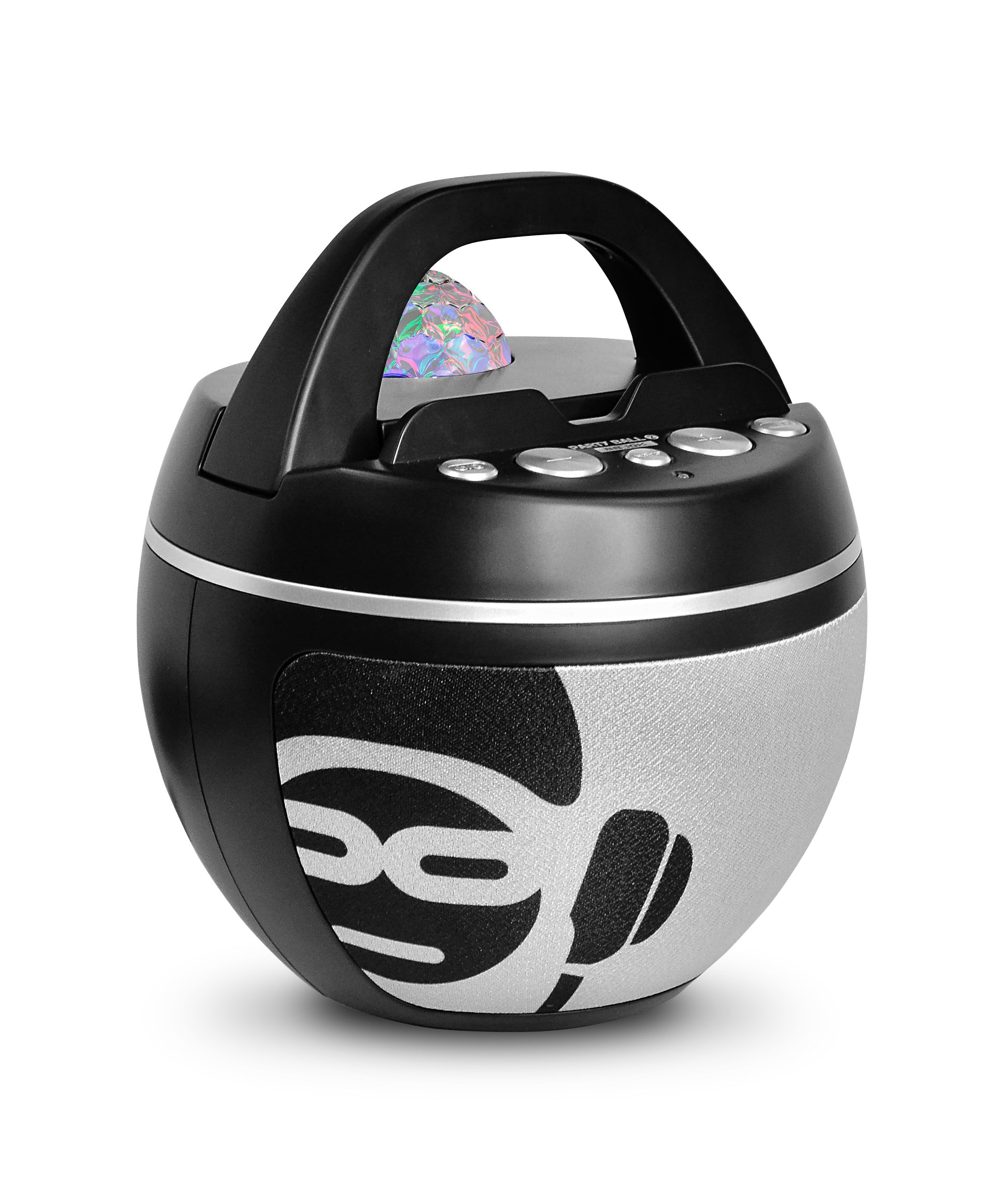 iDance Party Ball BB10K - Draadloze stereoluidspreker - Zwart/Grijs