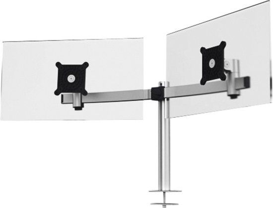 Durable Monitorarm - Voor 2 schermen - Grijs - 27 inch