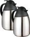 haushaltshelden Thermoskan - 2x - 1.5L - dubbelwandig - RVS - mat