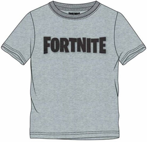 Hole in the Wall fortnite - grey/black logo kids t-shirt