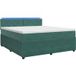 Maison Exclusive - Lit boxspring avec matelas vert foncé 140 x 190 cm velours