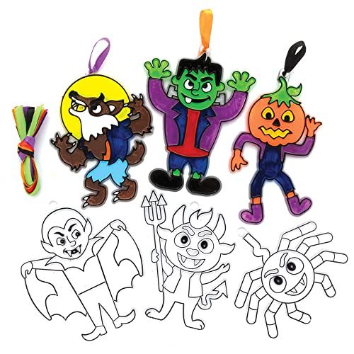 Baker Ross FC18 Halloween zonnevanger decoraties - Pak van 10