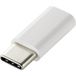 Renkforce RF-4472308 Adaptateur USB-C vers Micro-USB B Blanc