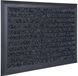 Merkloos / Sans marque Relaxdays Deurmat, 80x50 cm, Aluminium, Weerbestendig, Antislip, Zwart