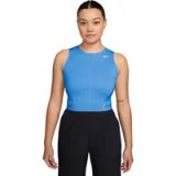 Nike Pro Dri-Fit tanktop voor dames, University Blue/Lt Photo Blue/White, IB8949-412, XS