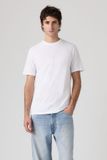 Levi's T-shirt coupe ajustée Col rond - Lot de 2 - Hommes - M - Neutre / Blanc / Gris chiné