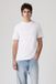 Levi's T-shirt coupe ajustée Col rond - Lot de 2 - Hommes - M - Neutre / Blanc / Gris chiné