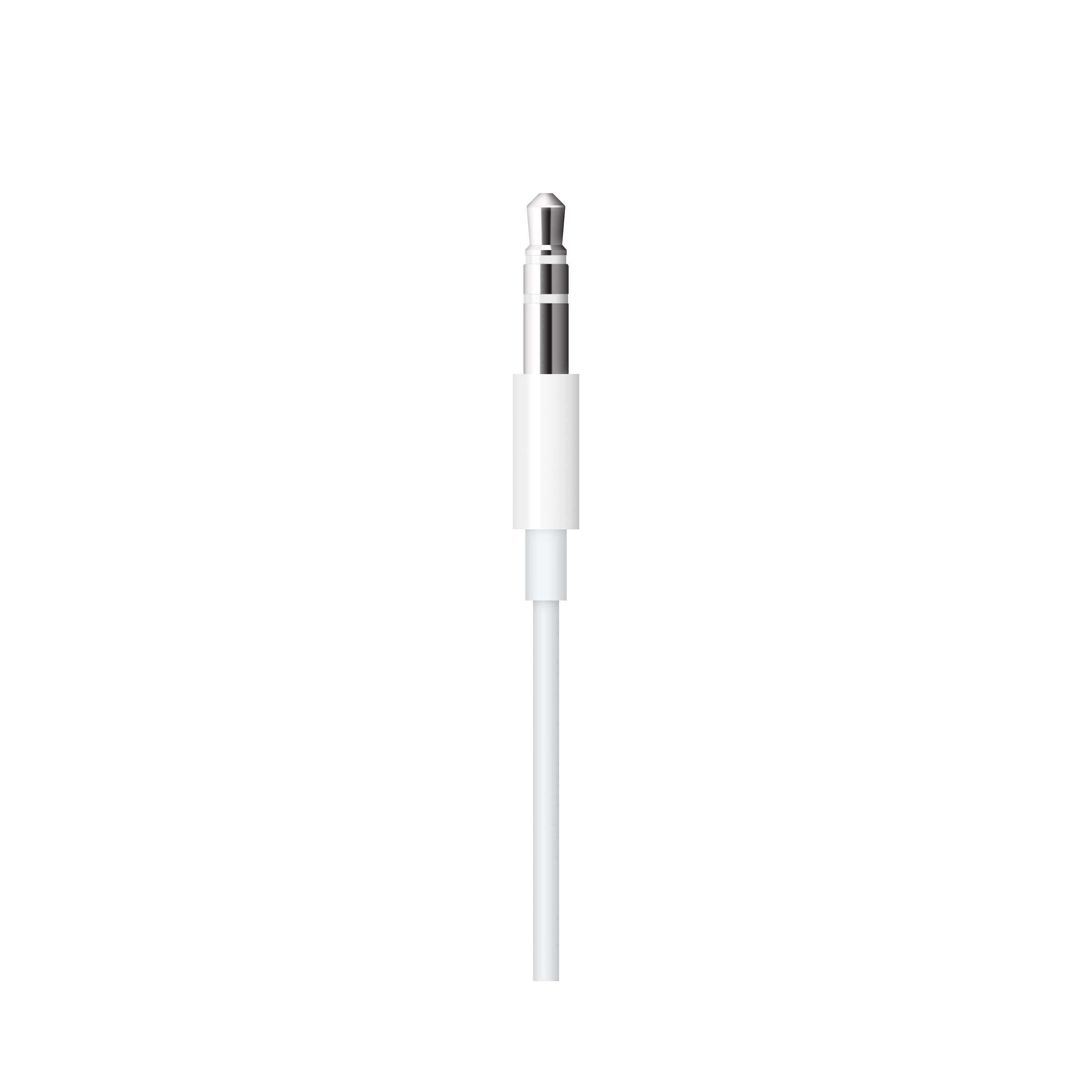 Apple MXK22ZM/A Audio Kabel - 1.2m - 3.5mm naar Lightning - Wit