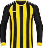 Jako Inter Voetbalshirt Lange Mouw Kinderen - Citroen / Zwart | Maat: 152