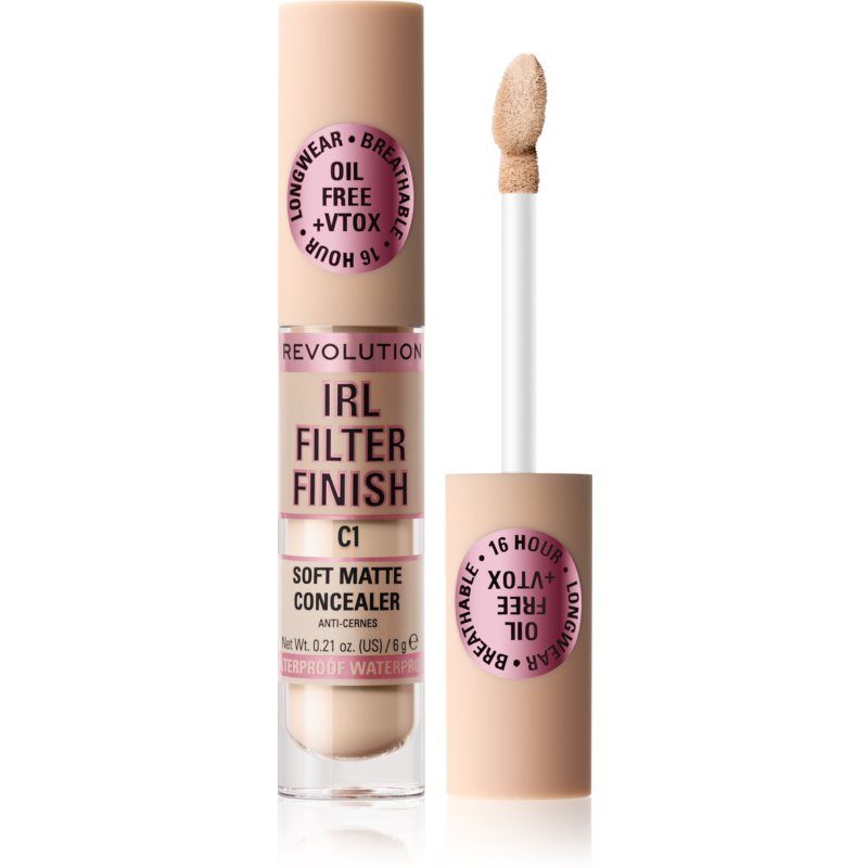 Makeup Revolution IRL Filter Finish C1 Concealer 6ml