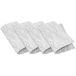Venilia Set van 4 placemats stof trapeziumgrijs 45x30 cm