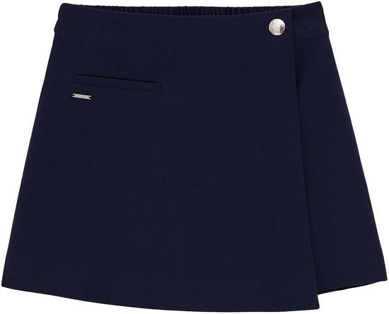 WE Fashion Meisjes rok met overslag en knoopdetail