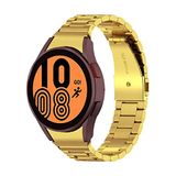By Qubix Qubix - Geschikt voor Samsung Galaxy Watch 5 Pro - 45mm - Stalen schakelband - Goud