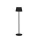 KONSTSMIDE Pomezia - Lampadaire LED - Noir - Batterie - Intérieur & Extérieur - Résistant à la pluie - 11 couleurs de lumière