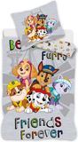 Paw Patrol Dekbedovertrek Grijs 140 x 200 cm - 70 x 90 cm