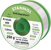 Stannol Ecology TS Soldeertin, loodvrij Spoel Sn95,5Ag3,8Cu0,7 REL0 250 g 1 mm