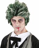 Finidi Pruik Zombie Man Groen