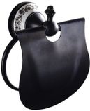 Porte-rouleau de papier toilette laiton noir sans marque