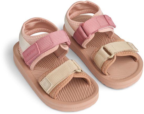 Liewood Monty Kinderen Platte Sandalen Lichtroze Textiel/Kunststof Maat 31