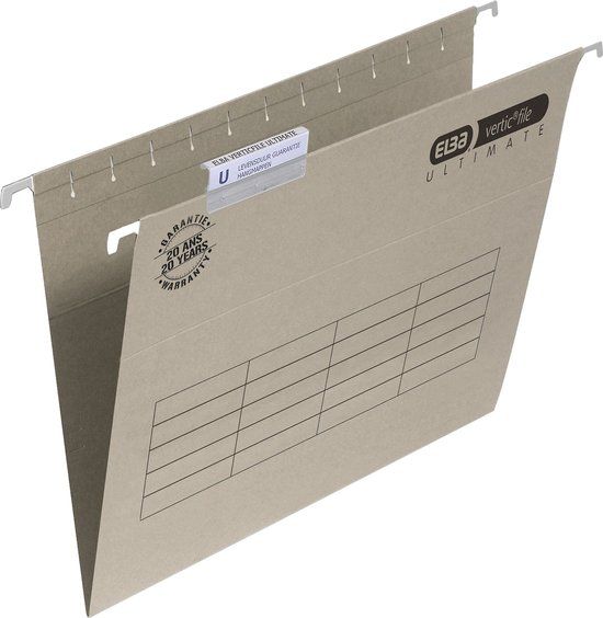 Elba Ruiters voor Elba Verticfile hangmappen, pak van 25 stuks, Transparant