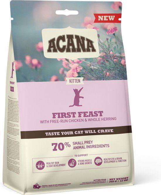Acana Kattenvoer Kitten First Feast 340 gr