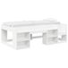 vidaXL Cadre de lit pour enfant avec rangement Blanc 98,5 x 200 cm Bois composite