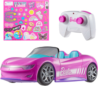 Hot Wheels BARBIE Cabriolet met Afstandsbediening - Roze - Auto - 4+ jaar