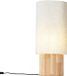 QAZQA Lamel - Japandi Lampadaire | Lampadaire avec abat-jour - 1 lumière - H 70 cm - Naturel - Salon