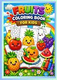 Fruits Tracing coloring book for kids
