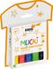 KREUL Mucki Stoff Sternchen Set van 5 textielmarkers